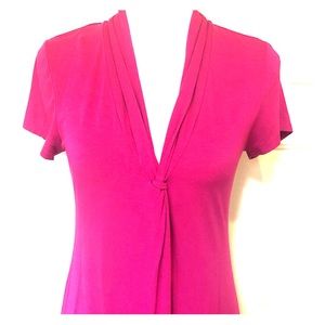 Calvin Klein rayon spandex dress fuchsia petite M